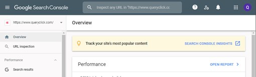 Google Search Console’s inspect URL feature which can be used for new pages