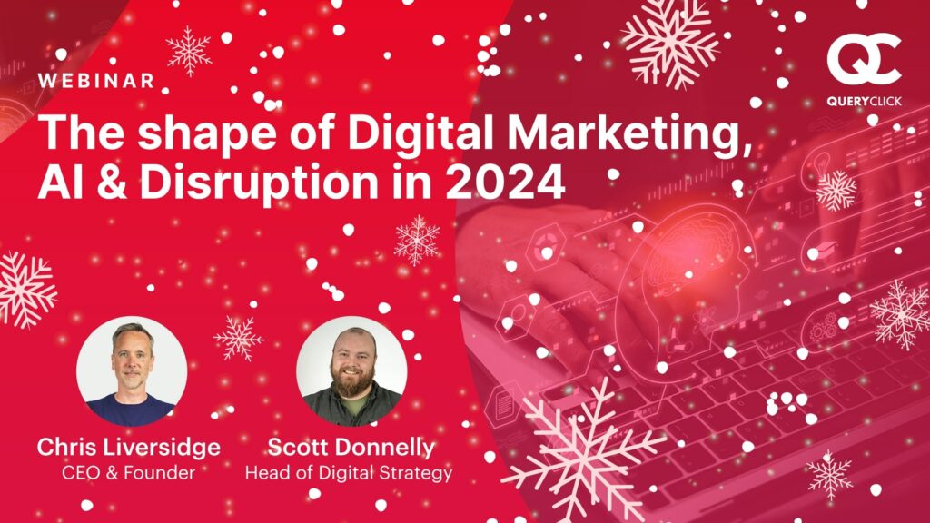 Digital Marketing AI and Disruption in 2024
