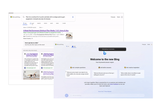 Google and Bing are bringing AI into the search experience.